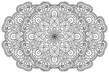 Vector indian Mandala ethnic design