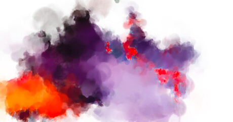 Crazy watercolor random pattern. Creative abstraction. Modern art painting. 2d illustration. Digital texture wallpaper. Artistic watercolored backdrop material.