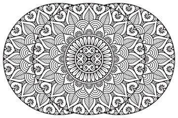 Vector indian Mandala ethnic design