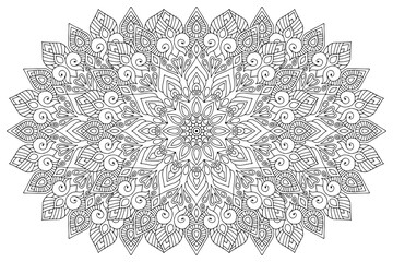 Vector indian Mandala ethnic design