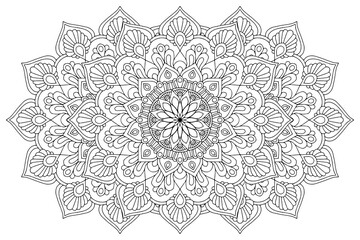 Vector indian Mandala ethnic design
