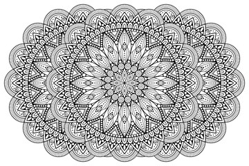 Vector indian Mandala ethnic design