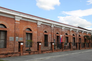 Eingestellter Bahnhof in San Fernando City, Provinz Pampanga, Philippinen