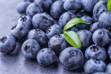 Fresh blueberry background. Blueberry Texture Close Blueberry Antioxidant Organic Superpeed Bowl Concept Healthy Nutrition