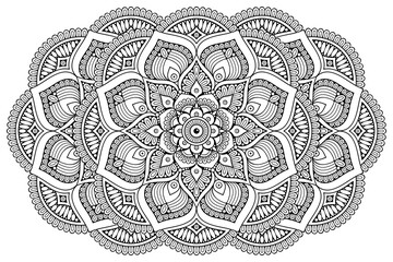 Vector indian Mandala ethnic design