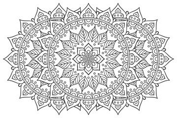 Vector indian Mandala ethnic design