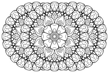 Vector indian Mandala ethnic design