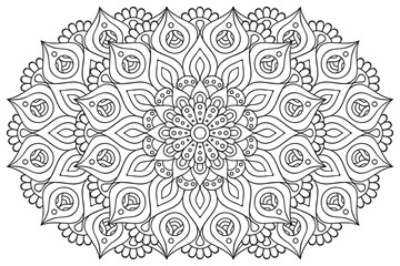 Vector indian Mandala ethnic design