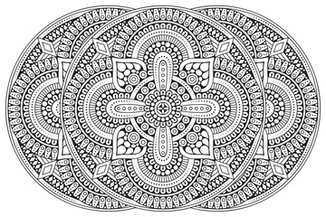 Vector indian Mandala ethnic design