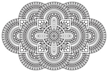 Vector indian Mandala ethnic design
