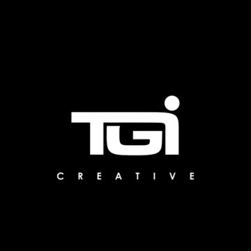 TGI Letter Initial Logo Design Template Vector Illustration