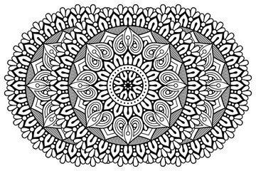 Vector indian Mandala ethnic design