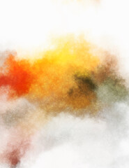 Watercolor painted background. Abstract Illustration wallpaper. Brush stroked painting. 2D Illustration.