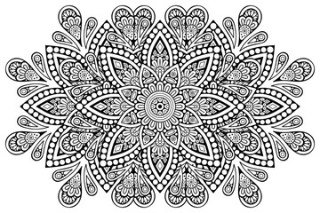 Vector indian Mandala ethnic design