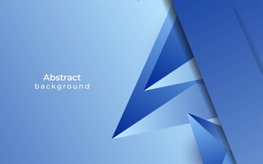 modern blue abstract triangle background