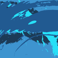 Abstract color painting background. Ink pattern illustration. Contemporary and modern texture. Creative and artistic wallpaper. Artistic wall with brushed shapes design. Urban Grunge.