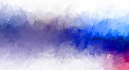 Abstract background of colorful brush strokes. Brushed vibrant wallpaper. Painted artistic creation. Unique and creative illustration.