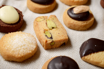 Cookies close up