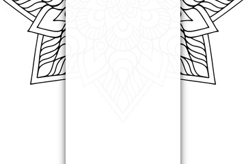 Vector islamic background with mandala