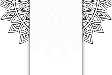 Vector islamic background with mandala