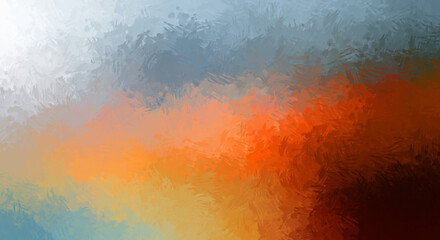 Naklejka premium Modern art. Brushed Painted Abstract Background. Brush stroked painting. Strokes of paint. 2D Illustration.