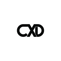 cxd letter original monogram logo design