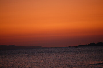 Tramonto nell'Arcipelago di La Maddalena, Sardegna