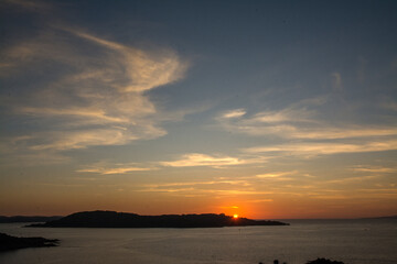 Tramonto nell'Arcipelago di La Maddalena, Sardegna