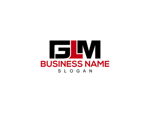 GLM Letter Type logo Icon Vector
