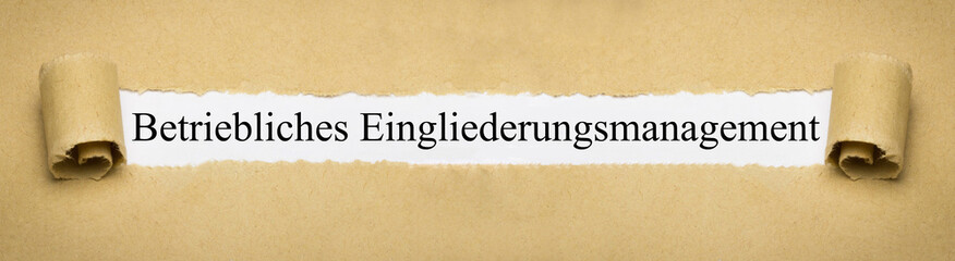 Betriebliches Eingliederungsmanagement