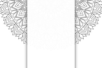 Vector islamic background with mandala
