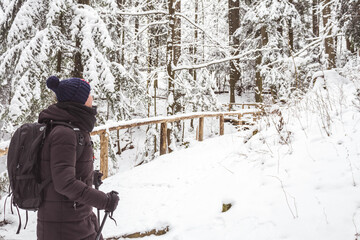 Piękny zimowy widok na panoramę gór Tatry © mirame111
