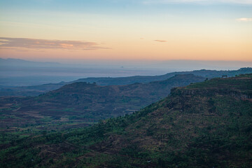 View from Crow's Nest, Sipi Falls, Uganda, Africa
