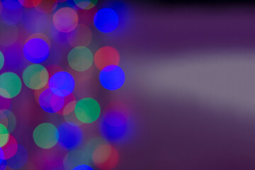 Defocused bokeh lights background Place for your design.