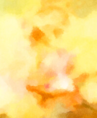 Watercolor painted background. Abstract Illustration wallpaper. Brush stroked painting. 2D Illustration.