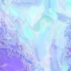 Contemporary art. Colorful texture of hand made artwork. Modern painting. Watercolor strokes on surface. Artistic background image. Abstract painting on canvas. Brushstrokes.