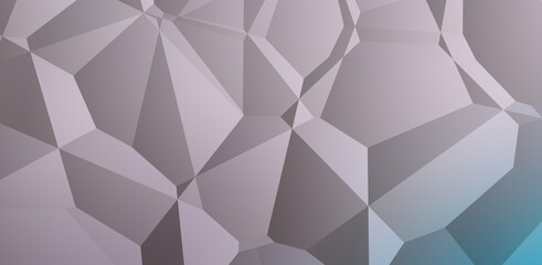 Polygonal background. Colorful wallpaper with geometric design. Digital 3d illustration.