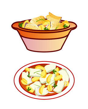 plat &agrave; la morue