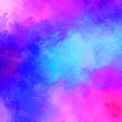 Wall art. Unique and creative illustration. Brush stroked painting. Abstract background of colorful brush strokes. Brushed vibrant wallpaper. Painted artistic creation.