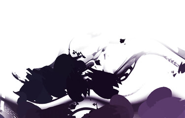 Brushed Painted Abstract Background. Wild chaotic brushstrokes. Strokes of paint. 2D Illustration. Brush stroked painting.