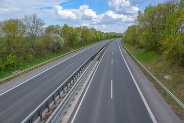 german highway passing worms