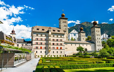 The Stockalper Palace in Brig, Switzerland
