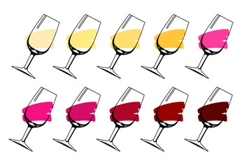 verres de vins