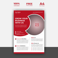 Corporate Business flyer template vector design, Flyer Template Geometric shape used for business poster layout, IT Company flyer, corporate banners, and leaflets.eps