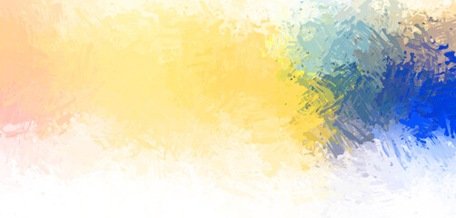 Brushed Painted Abstract Background. Brush stroked painting. Artistic vibrant and colorful wallpaper..