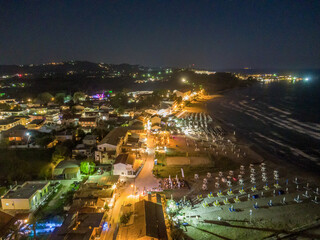 roda beach by night