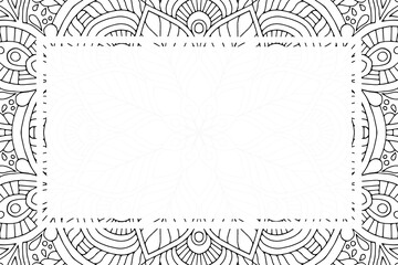 Fototapeta premium Vector islamic background with mandala
