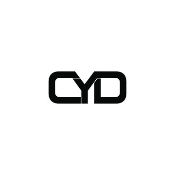 cyd letter original monogram logo design