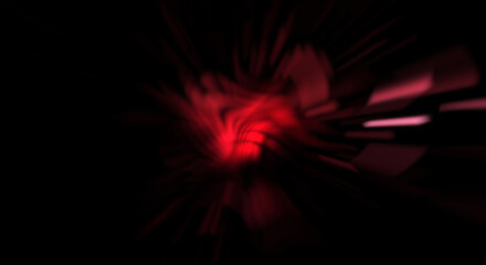 Light particle trails. Light explosion star with glowing particles and lines. Beautiful moving abstract rays background.
