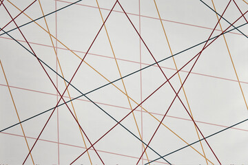 Textured geometry background. Pattern paper with geometry line. Top view, flat lay.